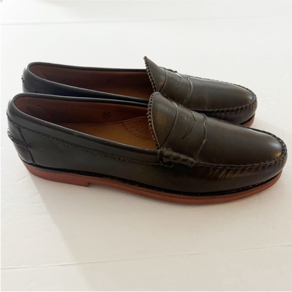 Allen Edmonds AE Sedona Brown Leather Loafers Size 13B - Picture 2 of 8